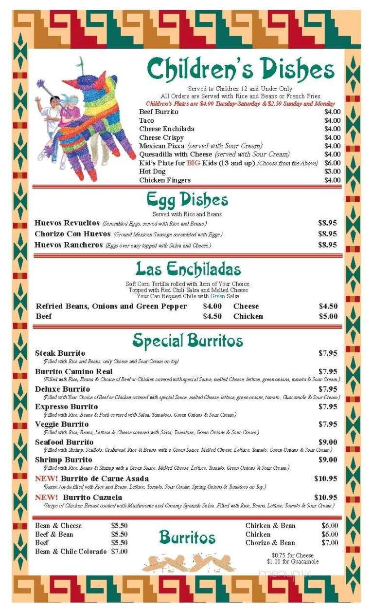 Mi Ranchito - Berkeley Springs, WV menu_pic