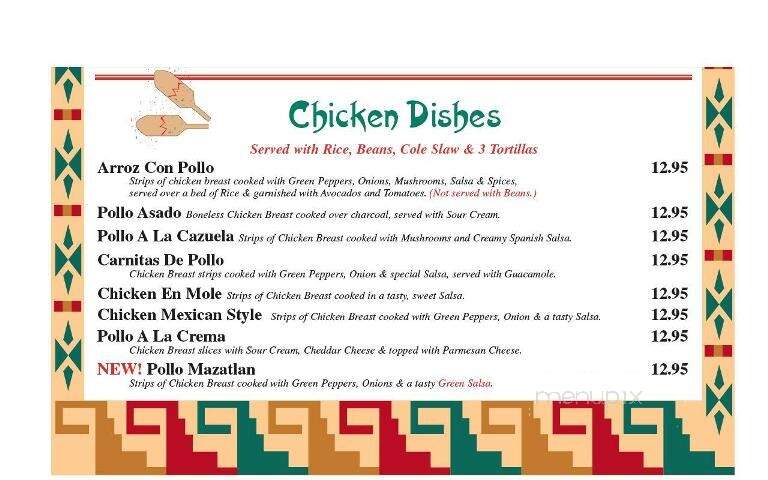 Mi Ranchito - Berkeley Springs, WV menu_pic