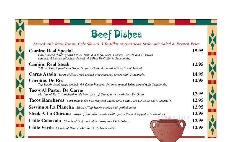 Mi Ranchito - Berkeley Springs, WV menu_pic