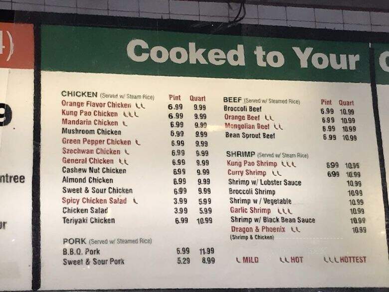 Tasty Goody Chinese Fast Food - Upland, CA menu_pic
