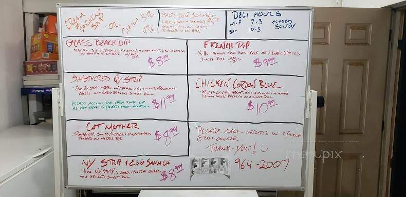 Nello's Market & Glass Beach Deli - Fort Bragg, CA menu_pic