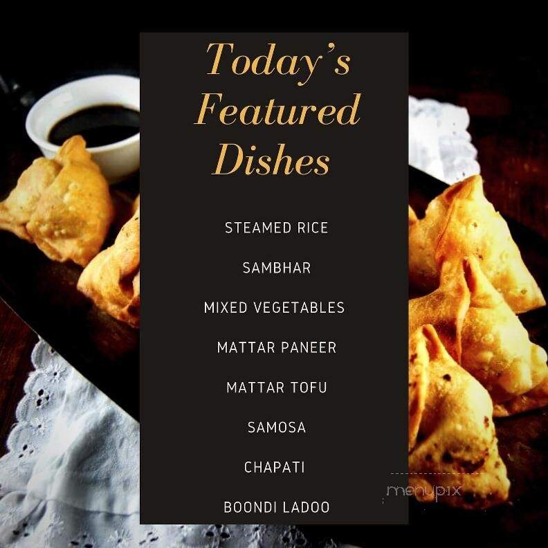 Govinda's - Toronto, ON menu_pic