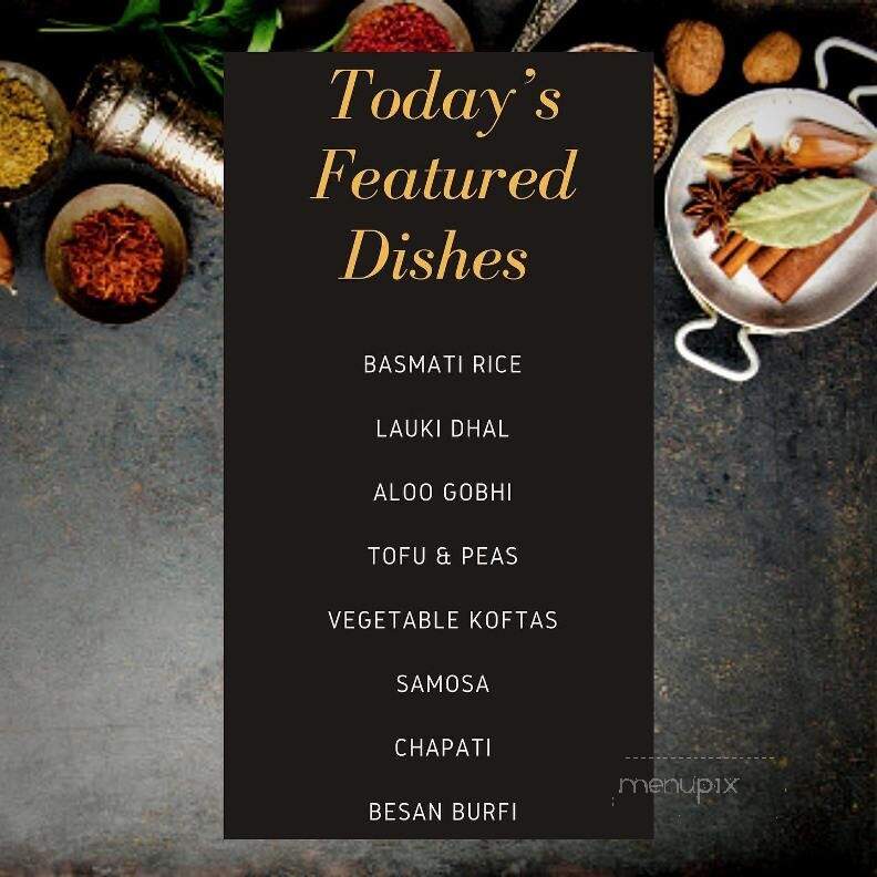 Govinda's - Toronto, ON menu_pic