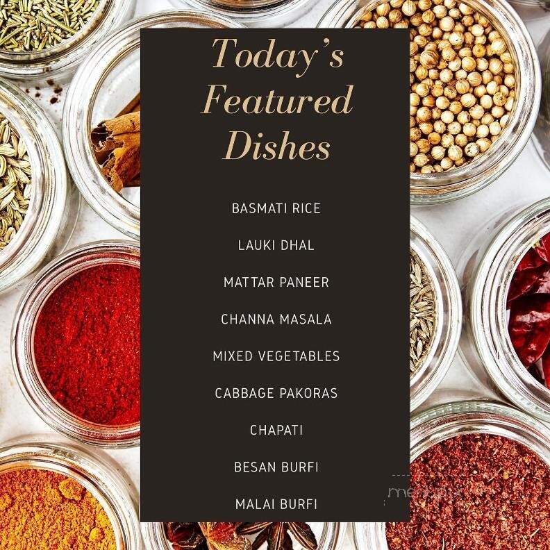 Govinda's - Toronto, ON menu_pic
