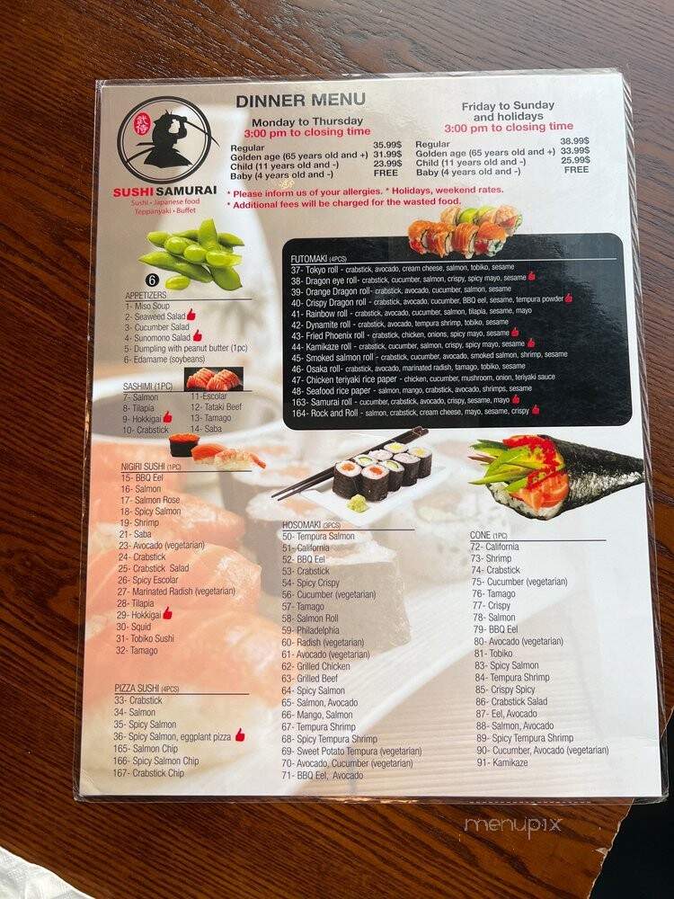 Sushi Samurai - Quebec City, QC