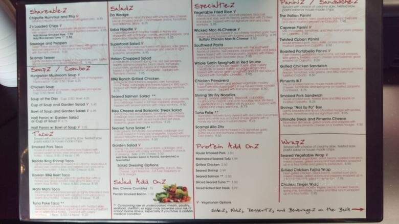 Z's Amazing Kitchen - North Myrtle Beach, SC menu_pic