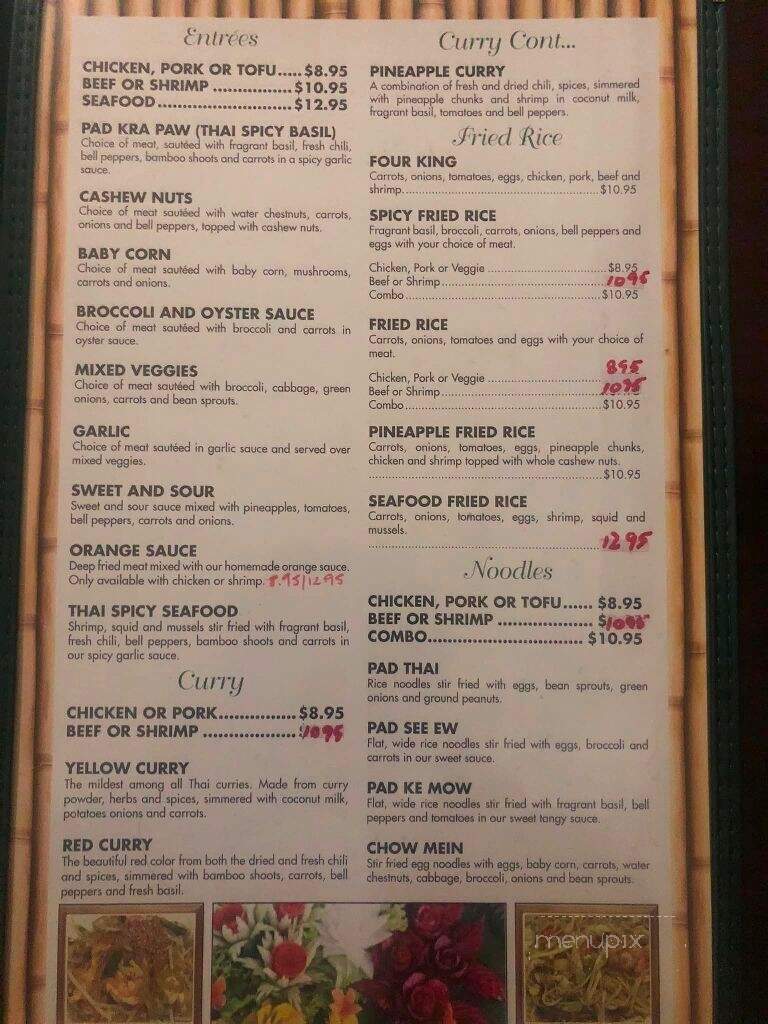 Thai Basil - Pawtucket, RI menu_pic
