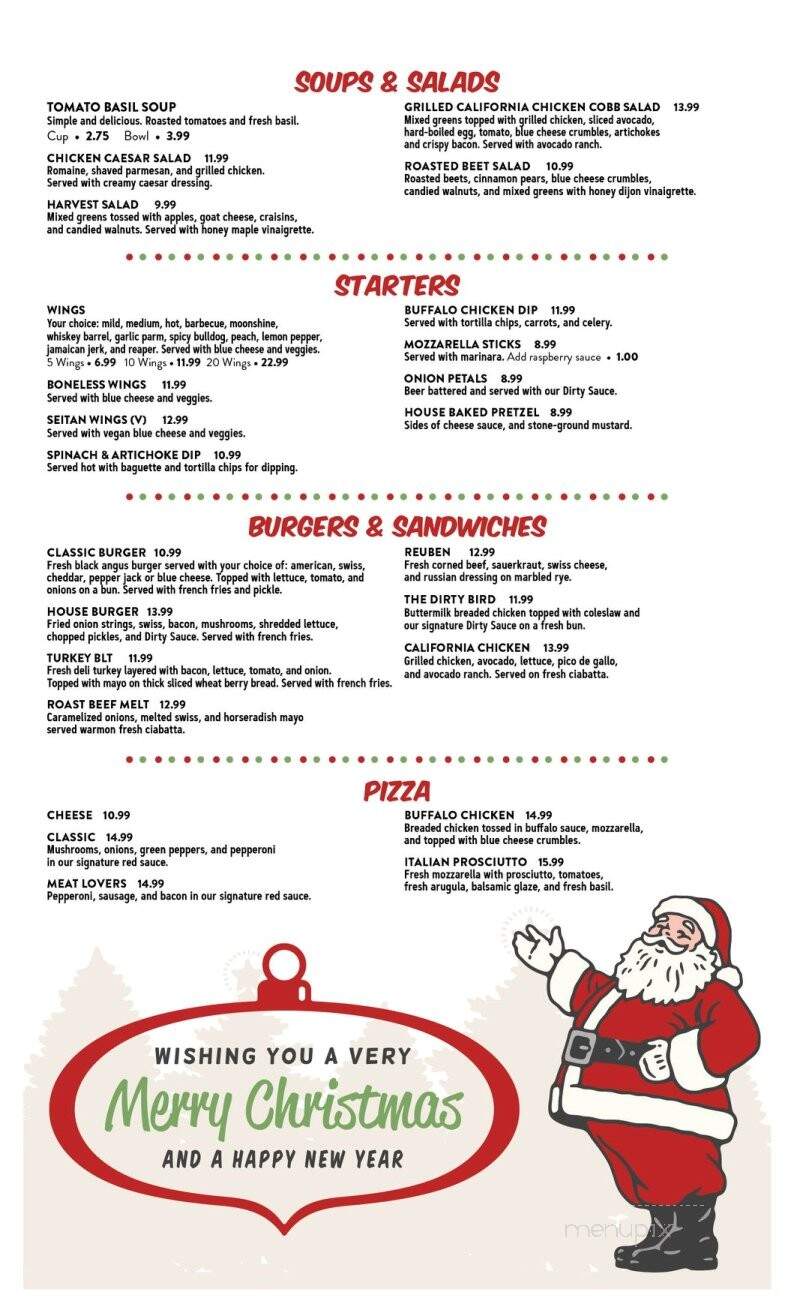 Junior's Bar and Grill - Troy, NY menu_pic