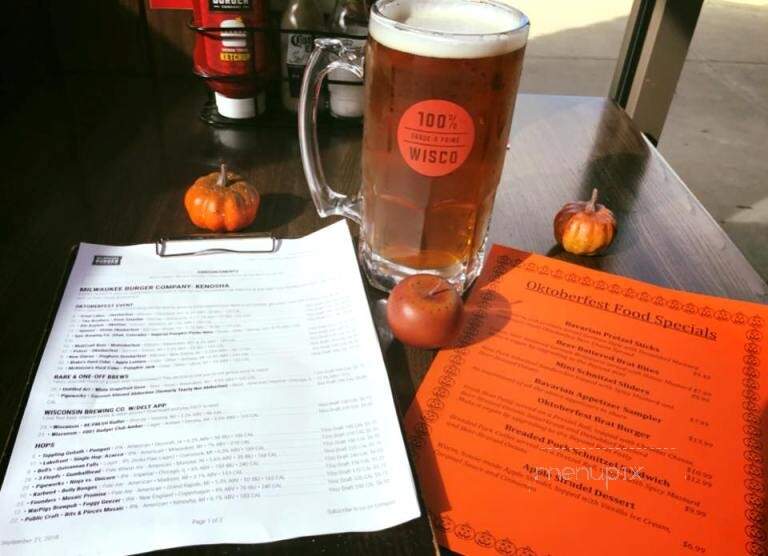 Milwaukee Burger Company - Pleasant Prairie, WI menu_pic