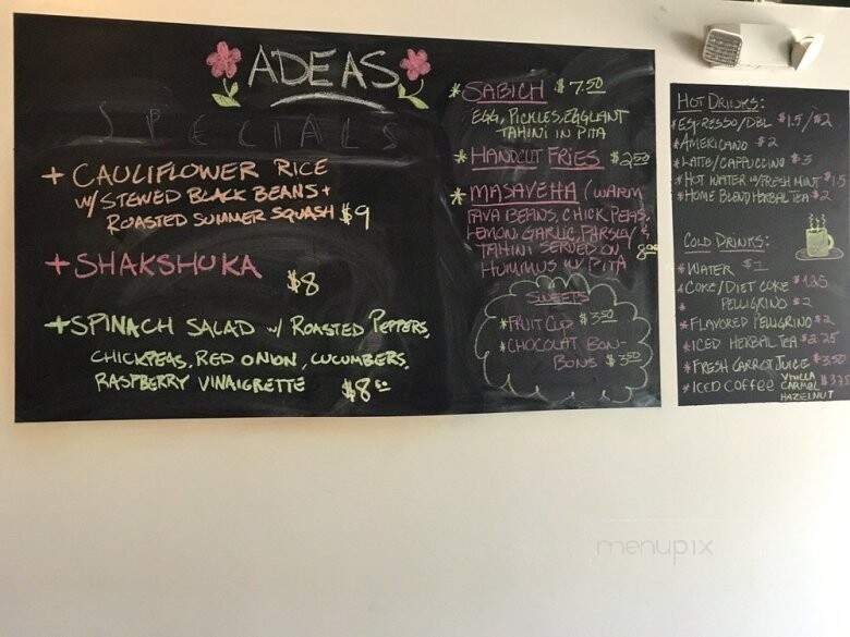 Adea's Mediterranean Kitchen - Salem, MA menu_pic