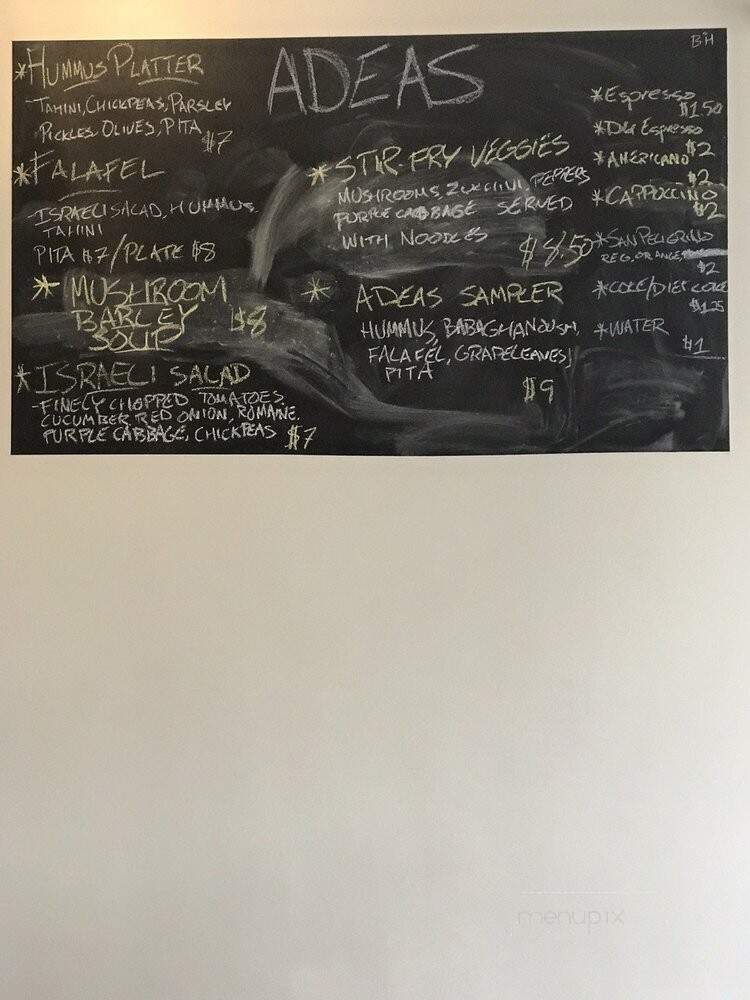 Adea's Mediterranean Kitchen - Salem, MA menu_pic