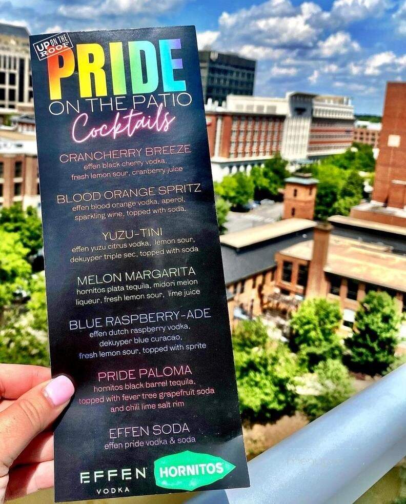UP On The Roof - Greenville, SC menu_pic