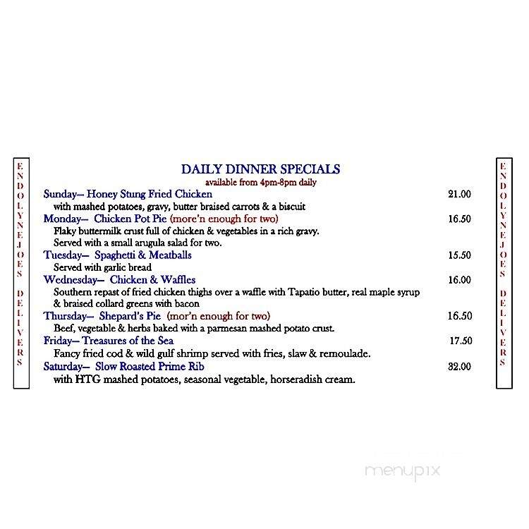 Cooks Tavern - Tacoma, WA menu_pic