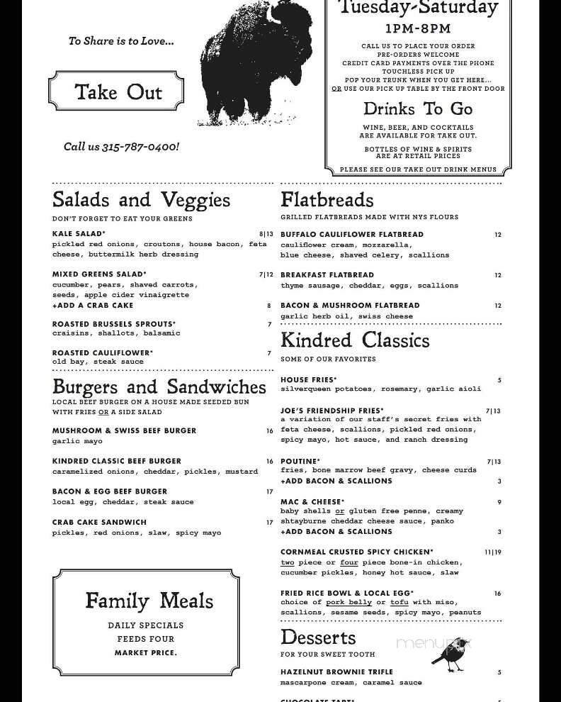 War Horse Brewery - Geneva, NY menu_pic