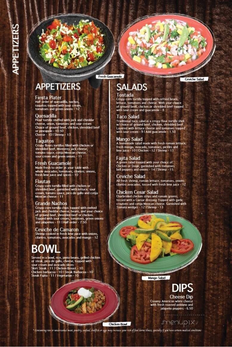Casa Tequila - Stuart, FL menu_pic