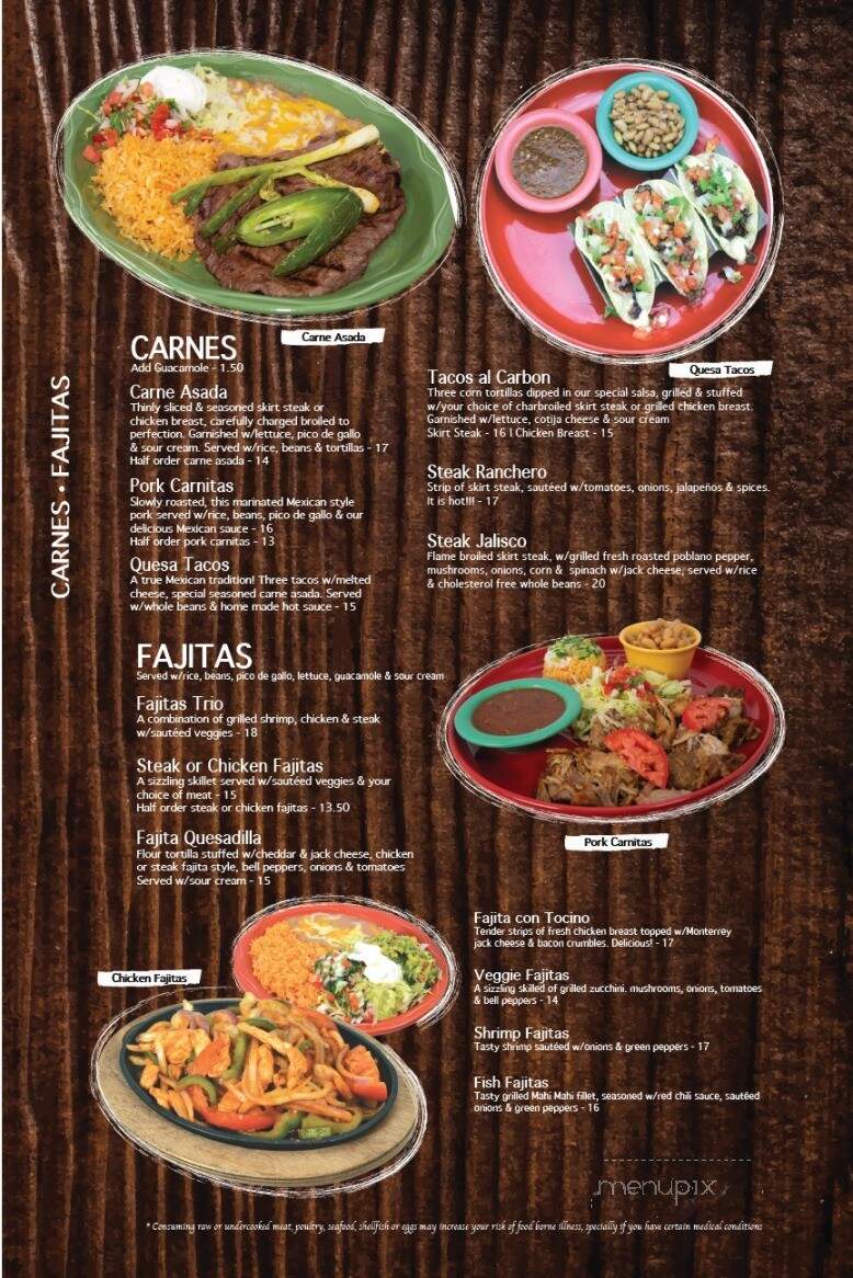 Casa Tequila - Stuart, FL menu_pic