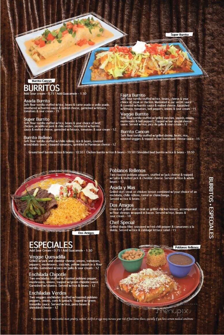Casa Tequila - Stuart, FL menu_pic
