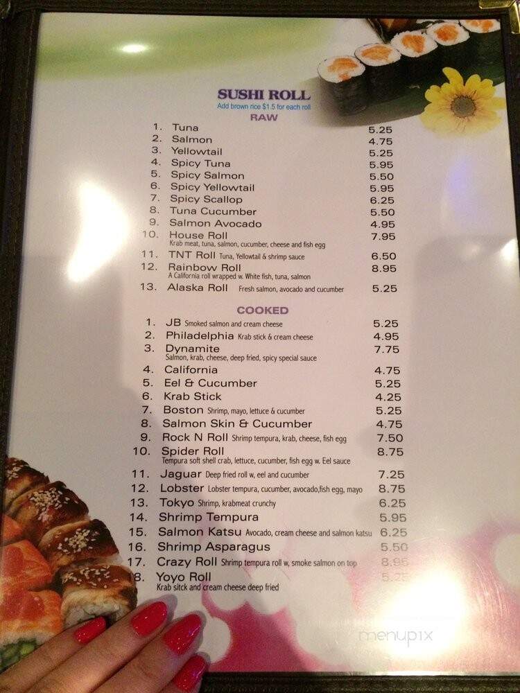 Corner-Sushi - St. Augustine, FL menu_pic