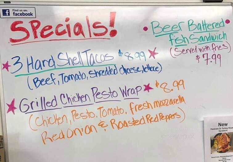 Nick's Place - Salisbury, MA menu_pic
