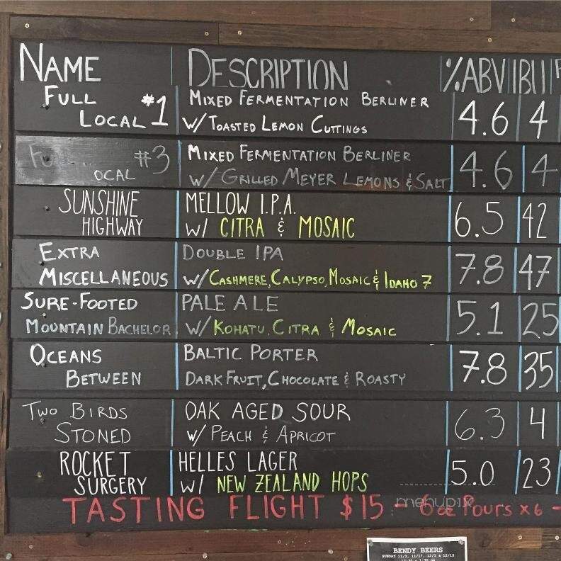 Dunloe Brewing - Davis, CA menu_pic