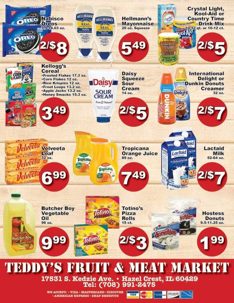 Teddy's Fruit and Meat Market - Hazel Crest, IL