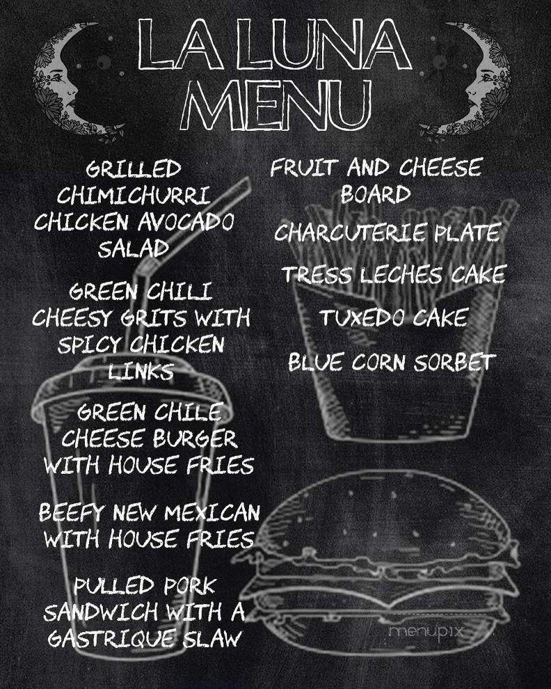 La Luna Bakery & Cafe - Albuquerque, NM menu_pic