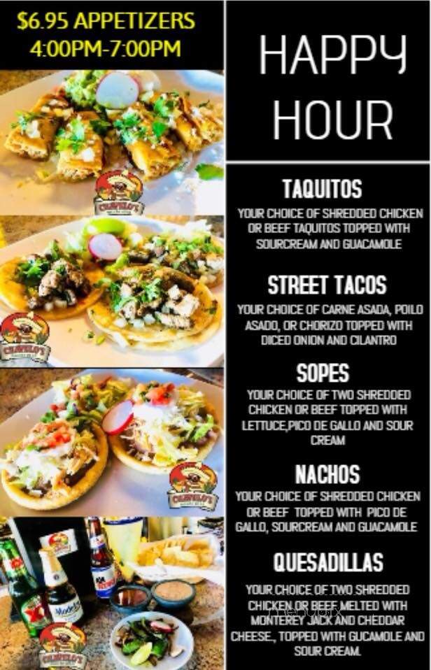 Chavelos Mexican Bar and Grill - Henderson, NV menu_pic