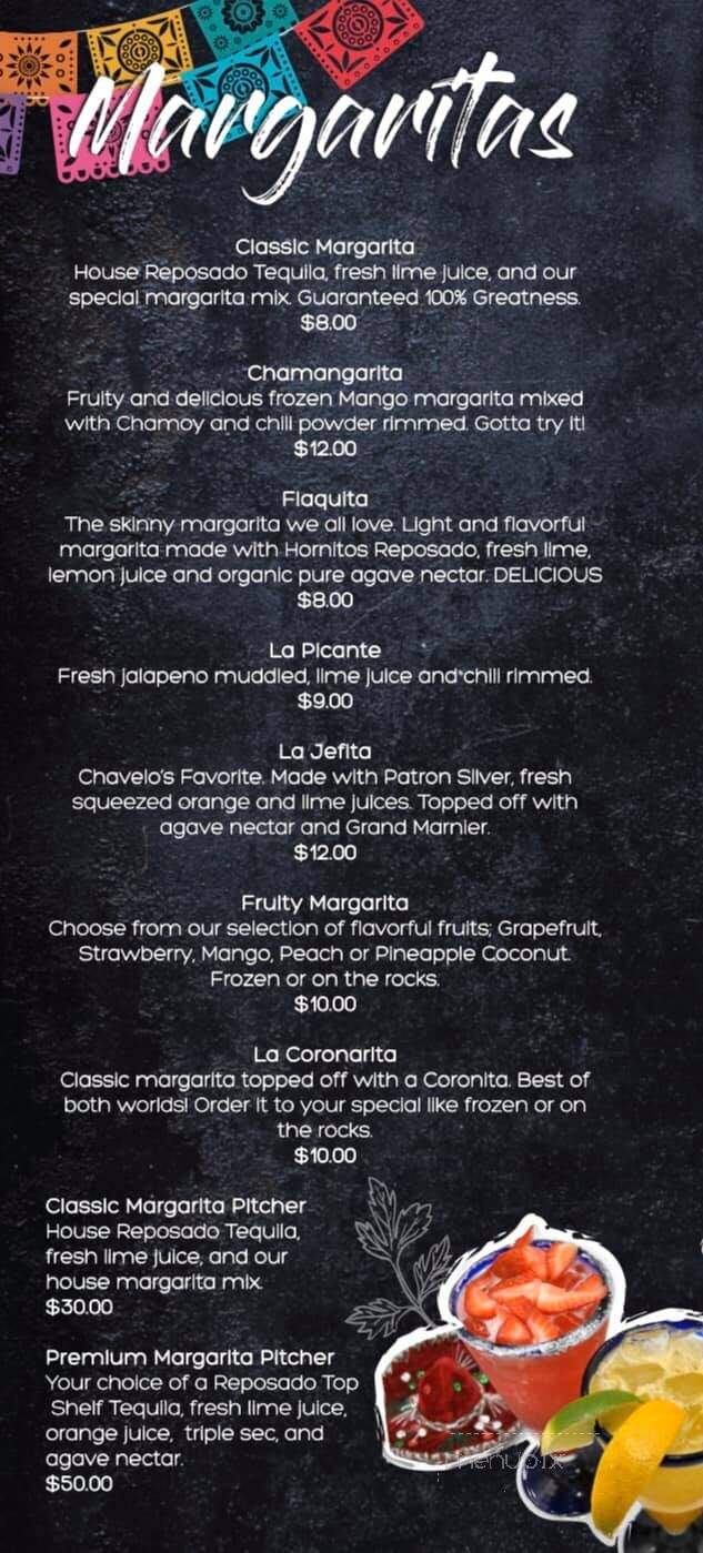 Chavelos Mexican Bar and Grill - Henderson, NV menu_pic