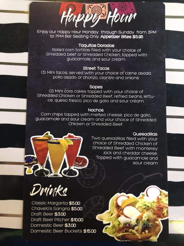 Chavelos Mexican Bar and Grill - Henderson, NV menu_pic