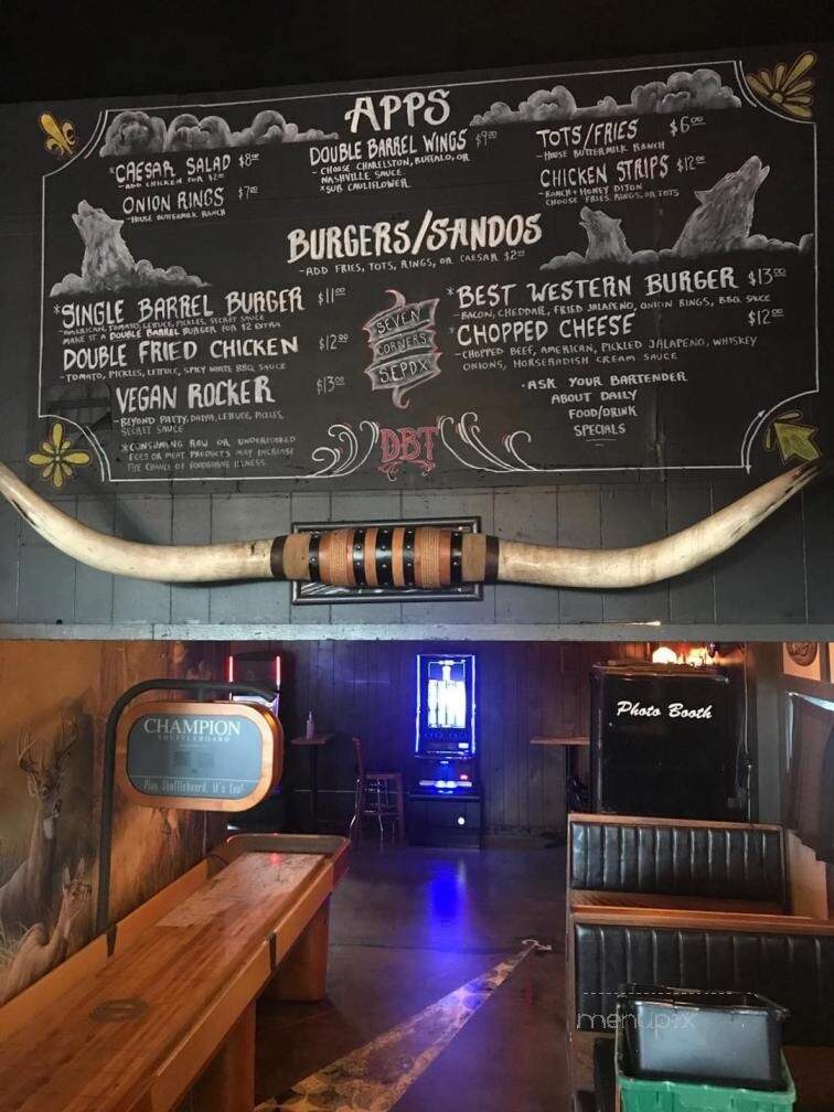 Double Barrel Tavern - Portland, OR menu_pic
