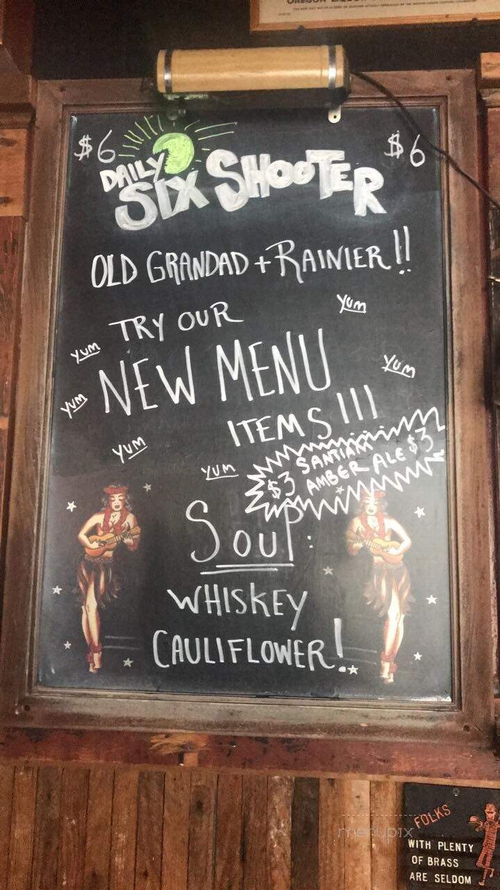 Double Barrel Tavern - Portland, OR menu_pic