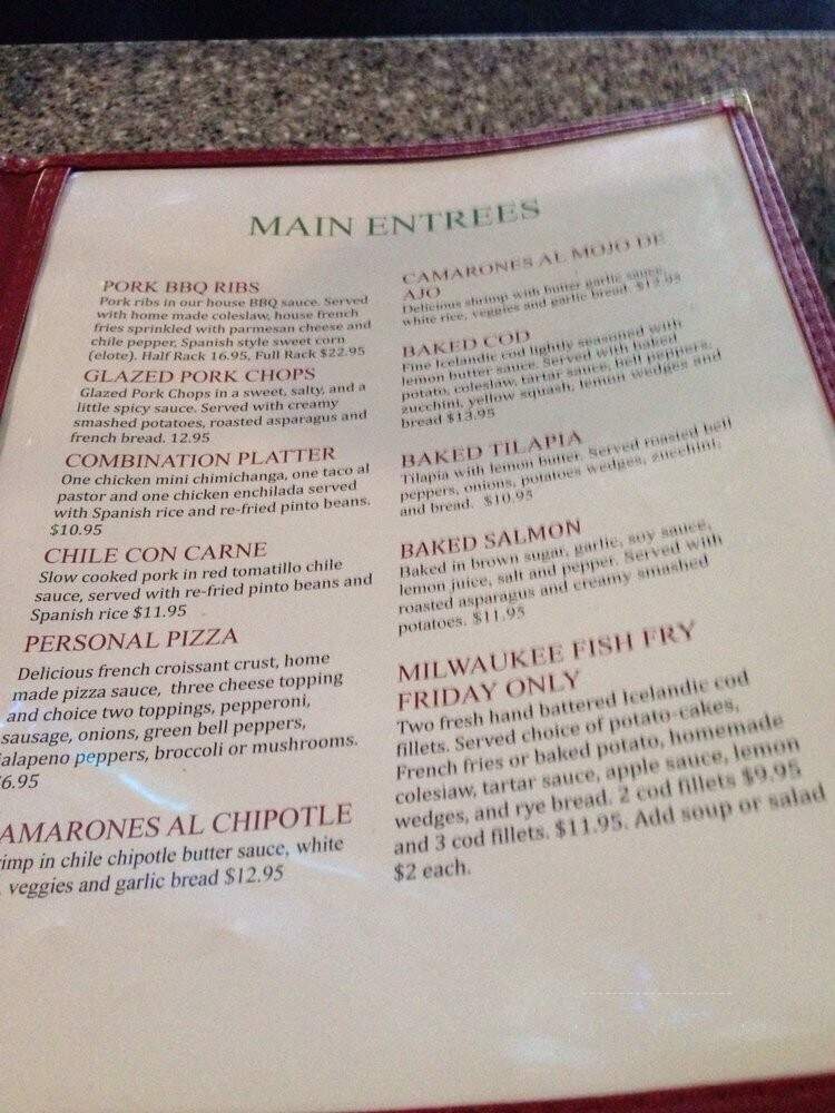 Mezcalero Restaurant and Bar - Greenfield, WI menu_pic
