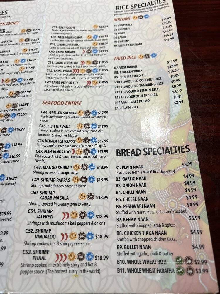 Spice Club Fine Indian Cuisine - Fort Myers, FL menu_pic