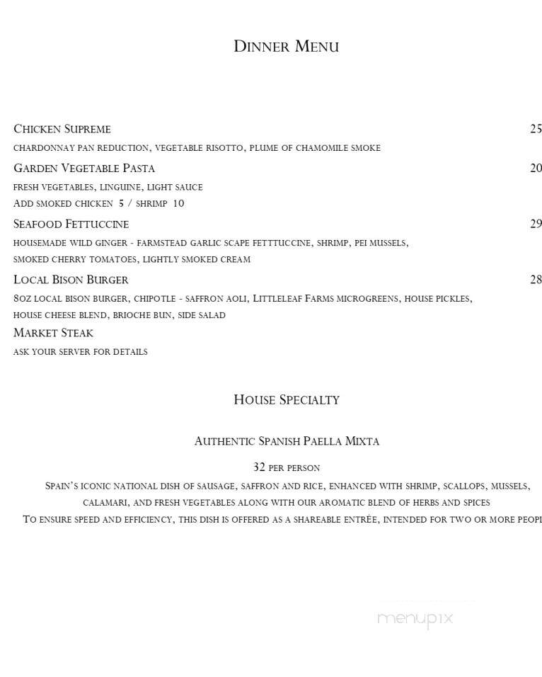 Amandala's - Peterborough, ON menu_pic