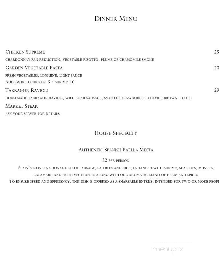 Amandala's - Peterborough, ON menu_pic