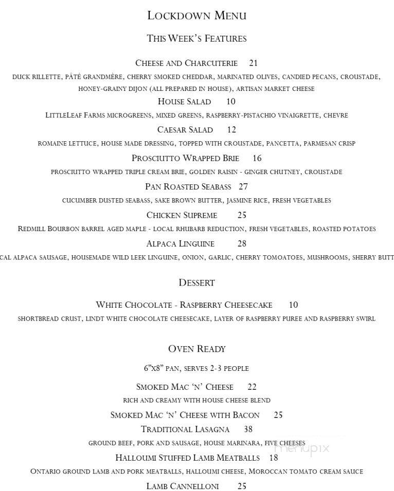Amandala's - Peterborough, ON menu_pic