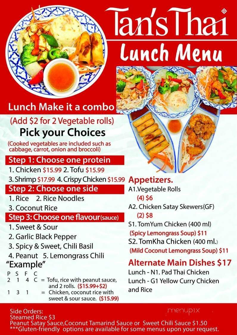 Nakhon Thai - Kemptville, ON menu_pic
