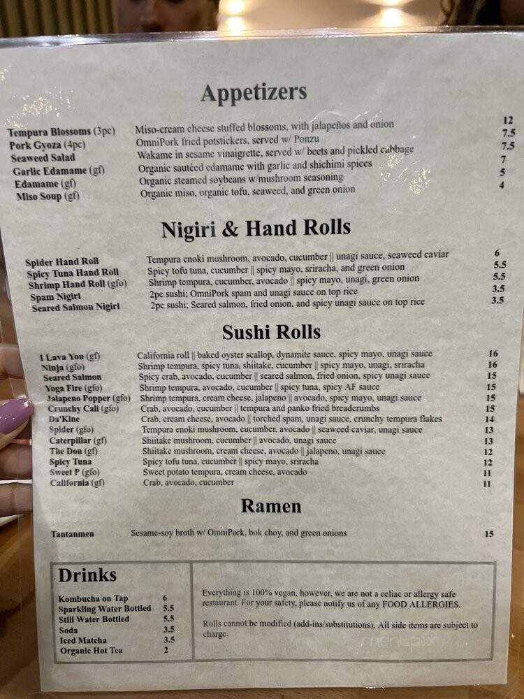 Kensho - Westminster, CA menu_pic
