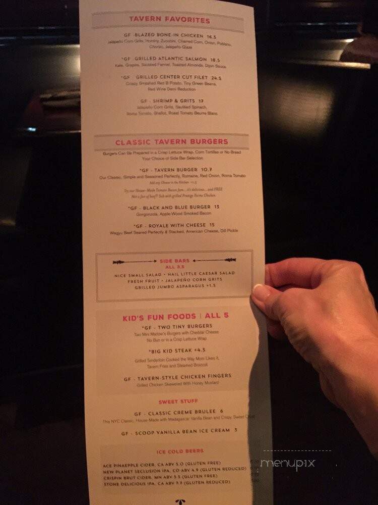 Marlow's Tavern - Oviedo, FL menu_pic