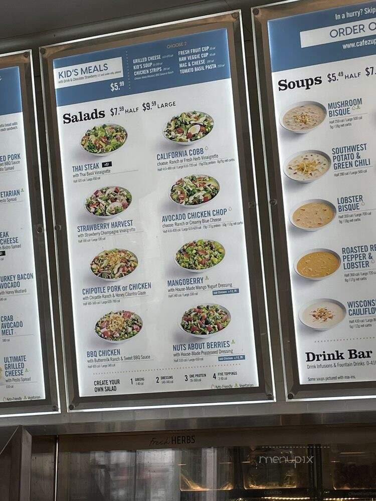 Cafe Zupas - Nampa, ID menu_pic