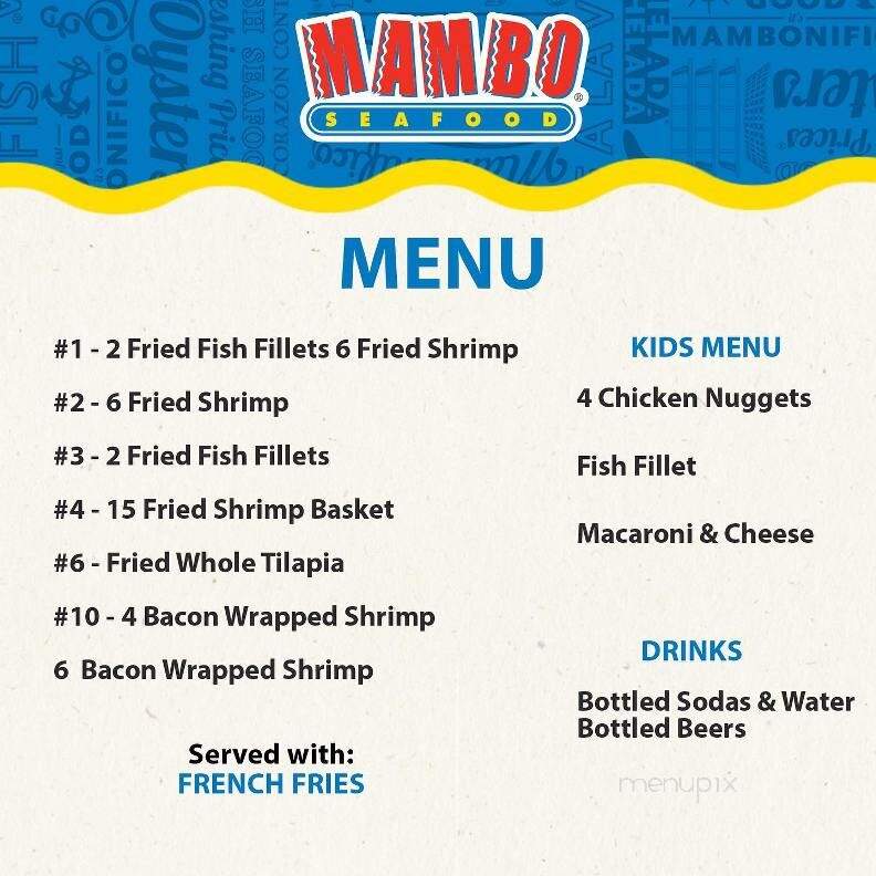 Mambo Seafood - Baytown, TX menu_pic