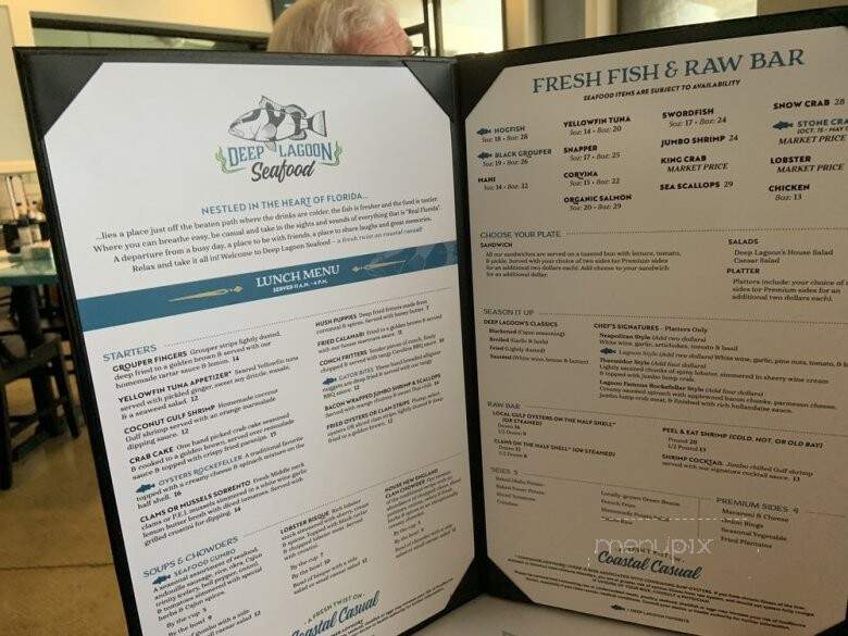 Deep Lagoon Seafood & Oyster House - Fort Myers, FL menu_pic