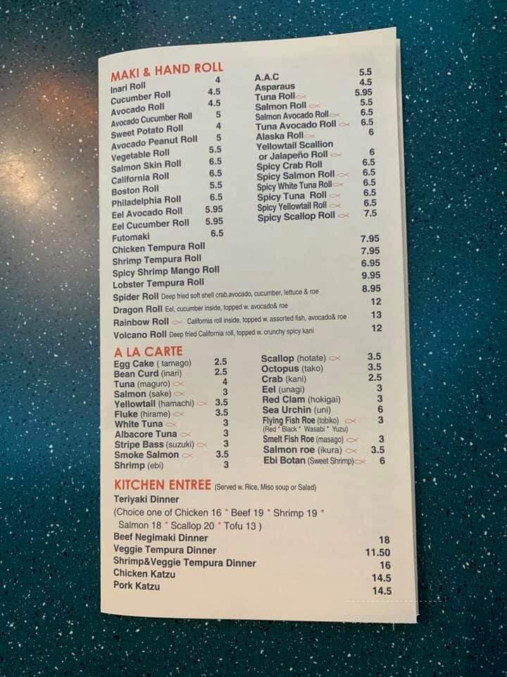 Yusan Sushi & Ramen - Stroudsburg, PA menu_pic