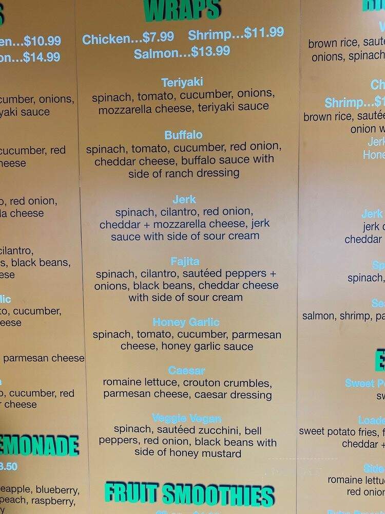 Wrap A Lot - College Park, GA menu_pic