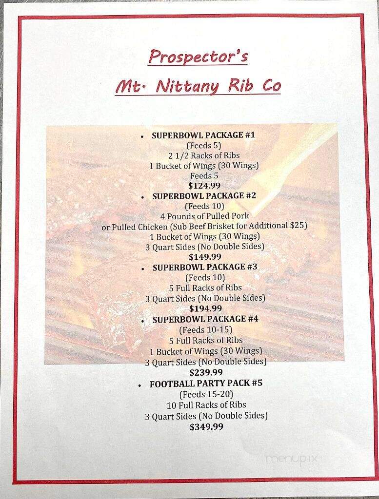 Prospector's Rib - State College, PA