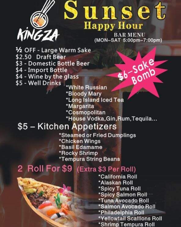 Kingza Asian Cuisine - Kingston, PA menu_pic