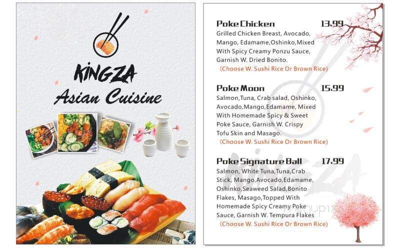 Kingza Asian Cuisine - Kingston, PA menu_pic