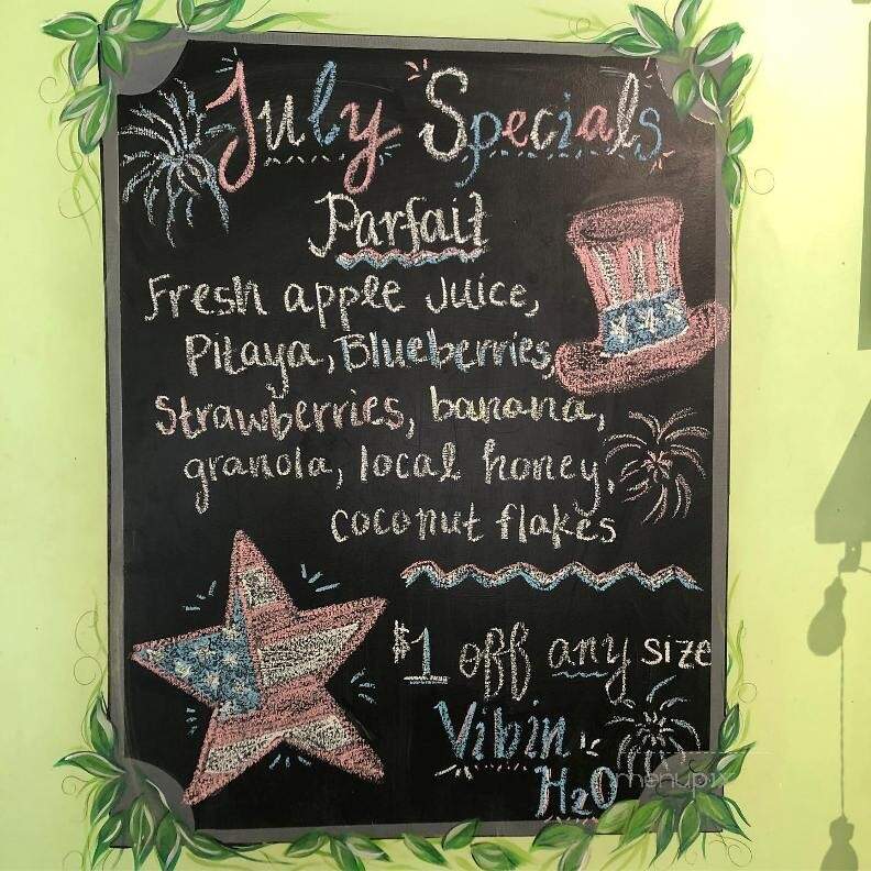 Fresh Vibes - Greenville, NC menu_pic