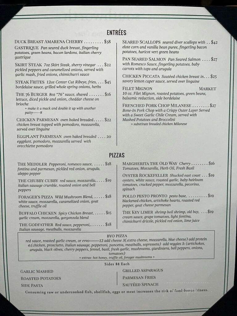 Abbiocco Italian Cuisine - Chesterton, IN menu_pic