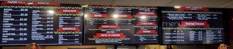 Taqueria El Tarasco - Seaside, OR menu_pic